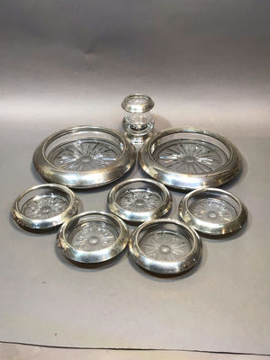Frank M. Whiting Sterling & Glass Tableware - Image 1 of 10