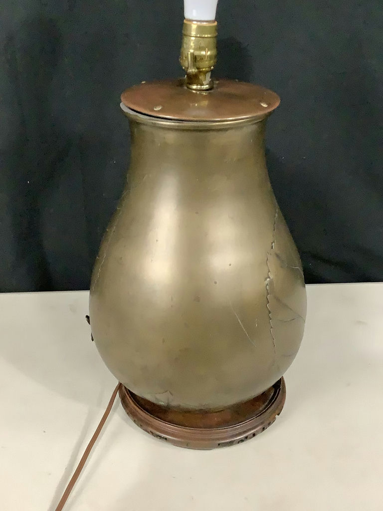 Vintage Brass & Copper Lamp - image 7 of 13