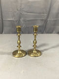 Vintage Brass Candle Holders - thumbnail 4 of 10