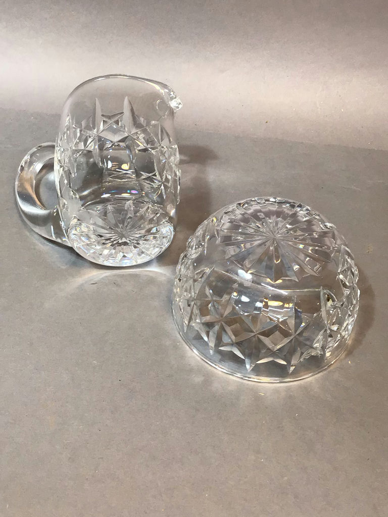Vintage Waterford Creamer/Open Sugar Bowl - image 5 of 6