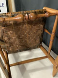 Antique Wooden Ladder-Back Rocking Chair - thumbnail 17 of 18