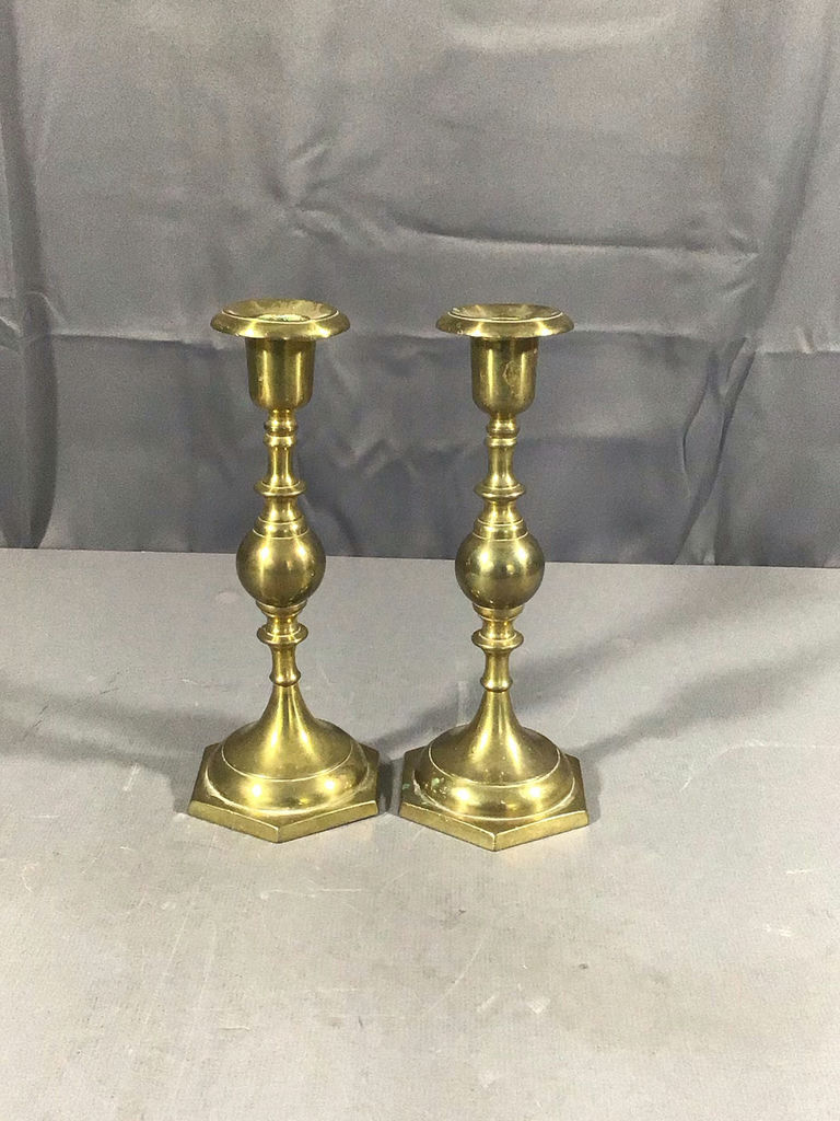 More Vintage Brass Candle Holders - image 3 of 10