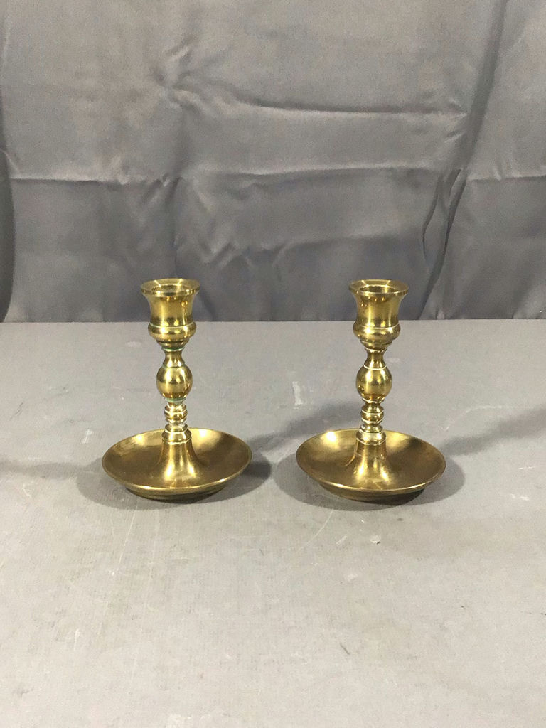 Vintage Brass Candle Holders - image 3 of 10