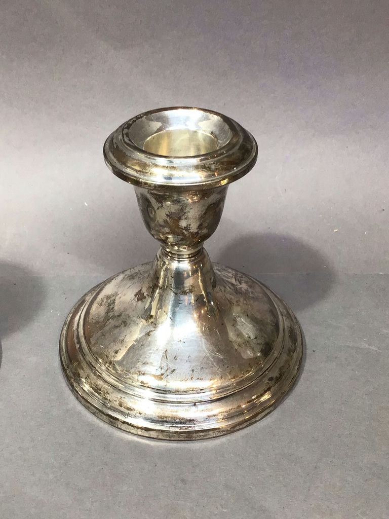 Alvin Sterling Candle Holders - image 2 of 6