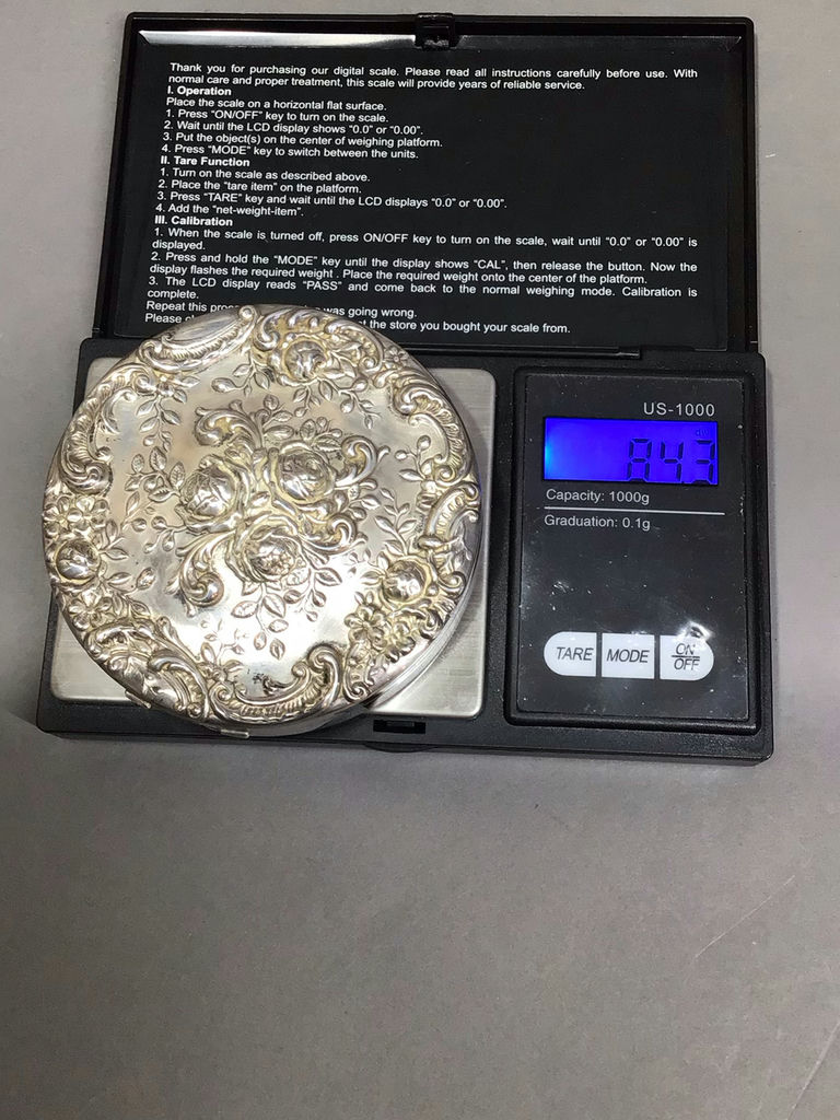 Antique Gorham & Webster Sterling Vanity (84.3+dwt) - image 12 of 12