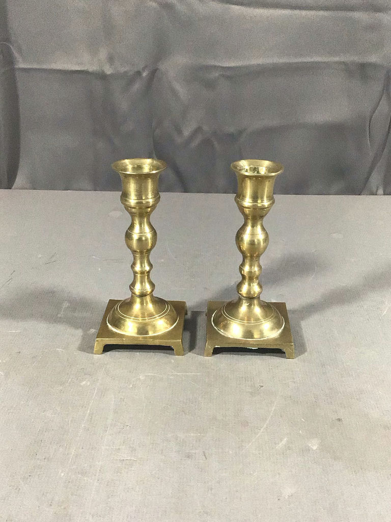 More Vintage Brass Candle Holders - image 5 of 10