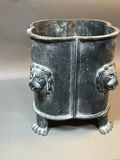 Cast Iron Lion Head Planter - thumbnail 8 of 10