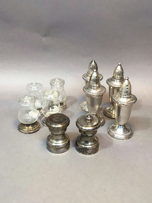 Sterling Salt & Pepper Shakers - Image 1 of 15