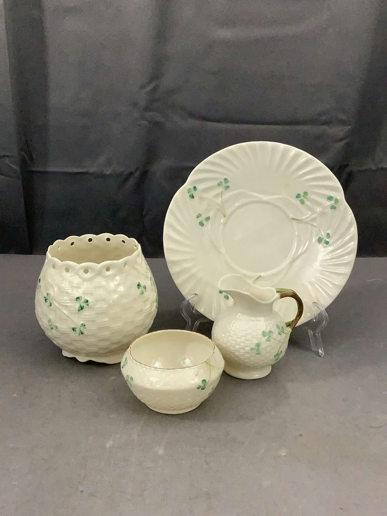 Vintage Shamrock Belleek - image 1 of 12
