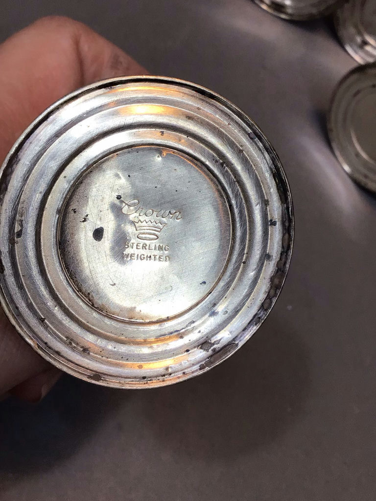 Sterling Salt & Pepper Shakers - image 5 of 15