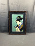 Geisha Reverse Glass Painting - thumbnail 2 of 4