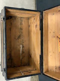 Antique Black Steamer Trunk - thumbnail 5 of 8