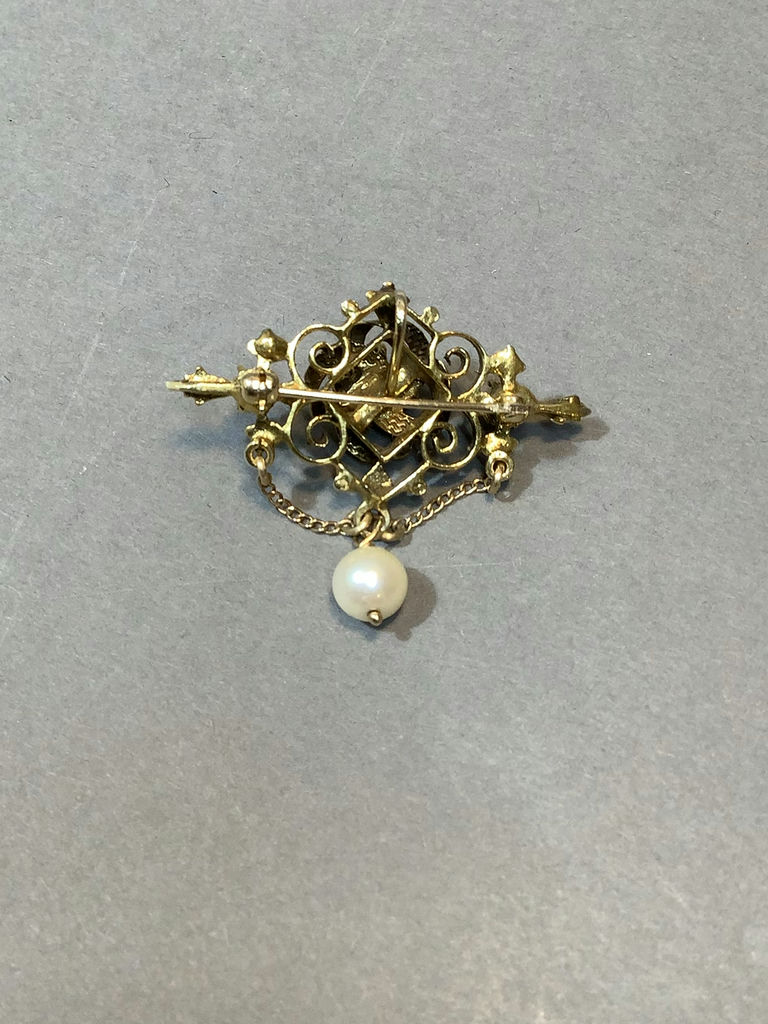 Limoges, 14K, and Costume Vintage Jewelry (4+dwt) - image 3 of 28