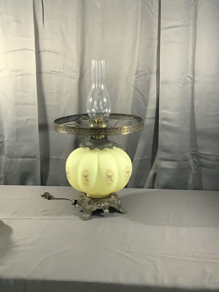 Victorian Style Electric Hurricane Lamp - image 2 of 7