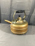 Vintage Copper Tray, Kettle, & Strainer - thumbnail 2 of 15