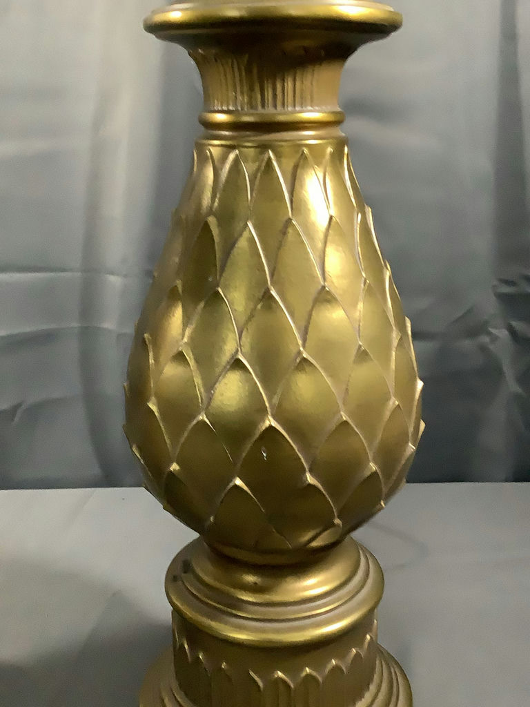 Vintage Brass Pineapple Table Lamps - image 2 of 5