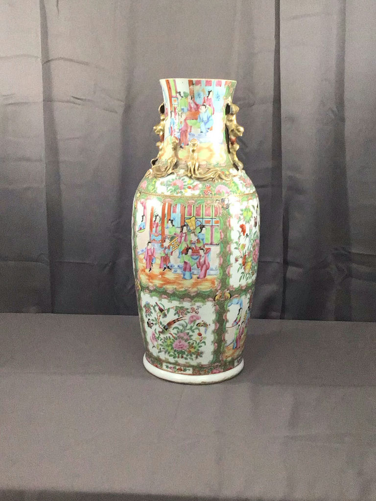 Vintage Rose Medallion Urn / Umbrella Stand - image 9 of 16