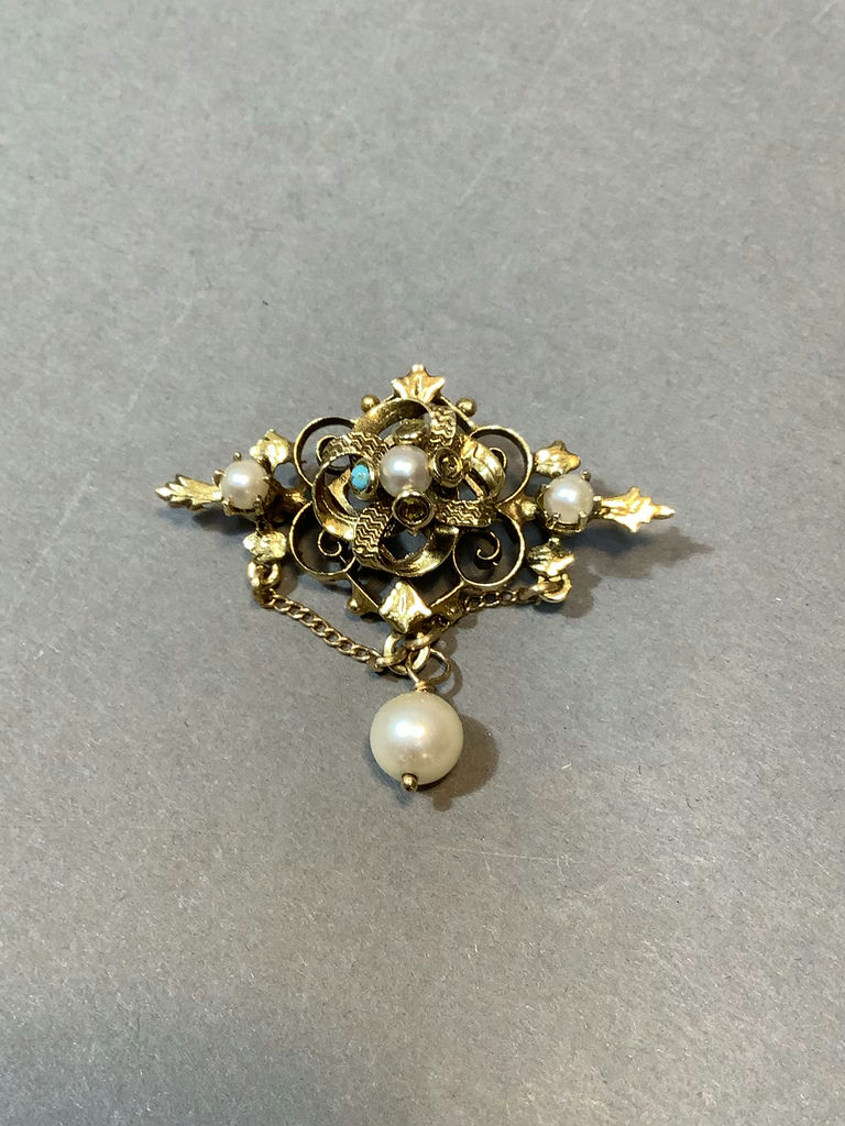 Limoges, 14K, and Costume Vintage Jewelry (4+dwt) - image 2 of 28