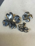 Sterling Dogwood Flower Jewelry (12+dwt) - thumbnail 2 of 7