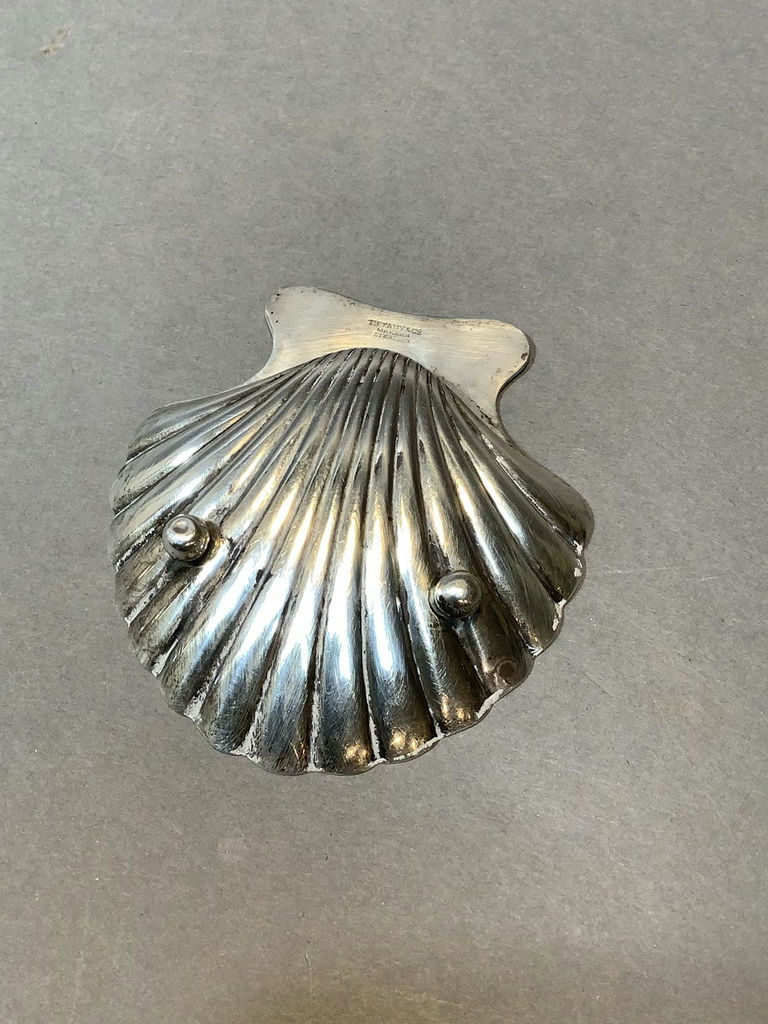 Tiffany Sterling Shell Dish & Vintage Bling (21+dwt) - image 3 of 20