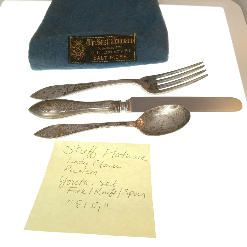 Stieff Lady Claire Sterling Youth Flatware Set (39+dwt) - image 6 of 6