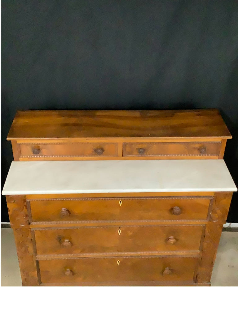 Antique Marble Top Sideboard - image 2 of 10