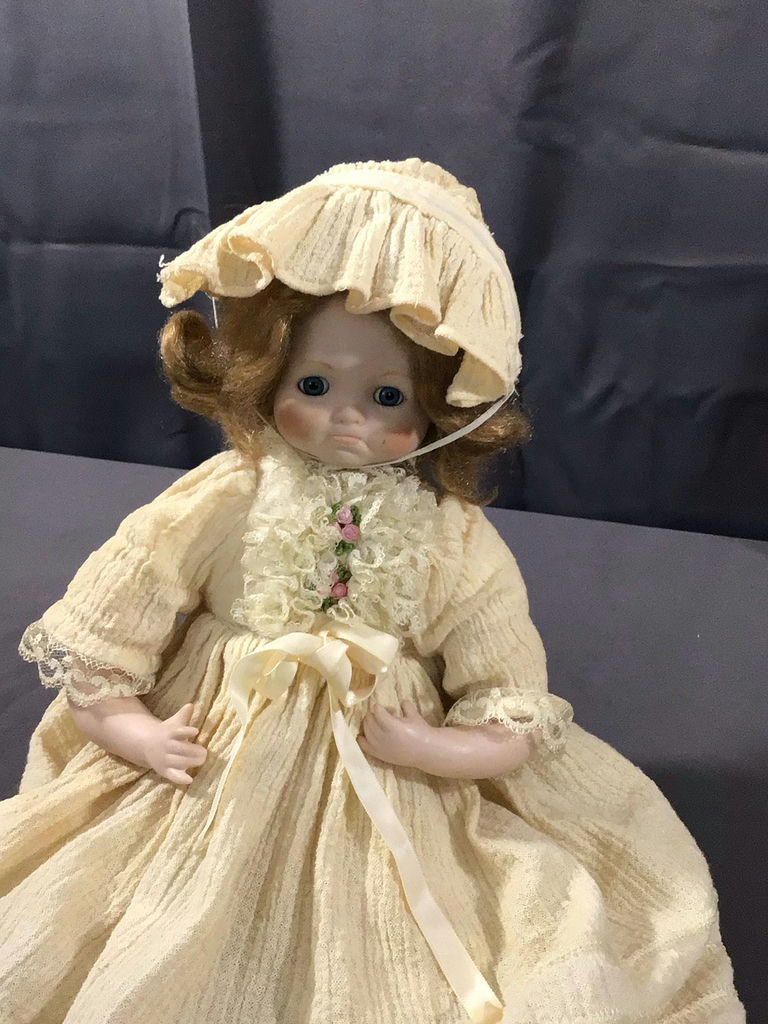 Vintage Doll, Sewing Machine, Book - image 2 of 16