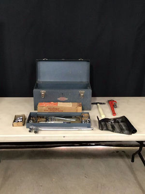 Vintage Craftsman Metal Toolbox w/Tools - Image 1 of 6