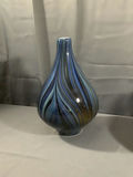 Blue Swirl Glass Vases - thumbnail 2 of 8