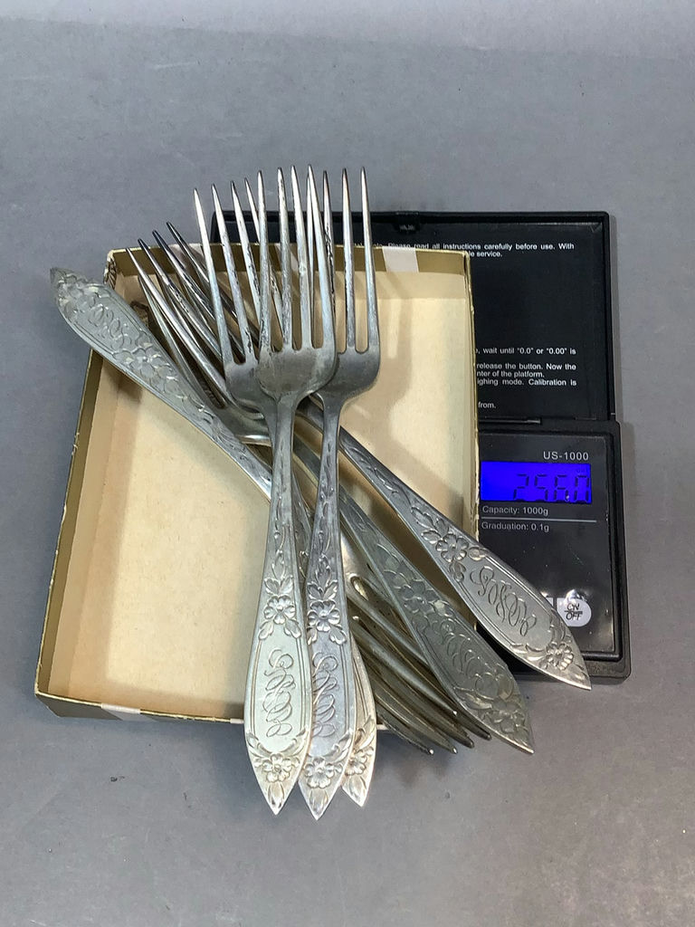 Stieff Lady Claire Sterling Flatware (1200+dwt) - image 9 of 15