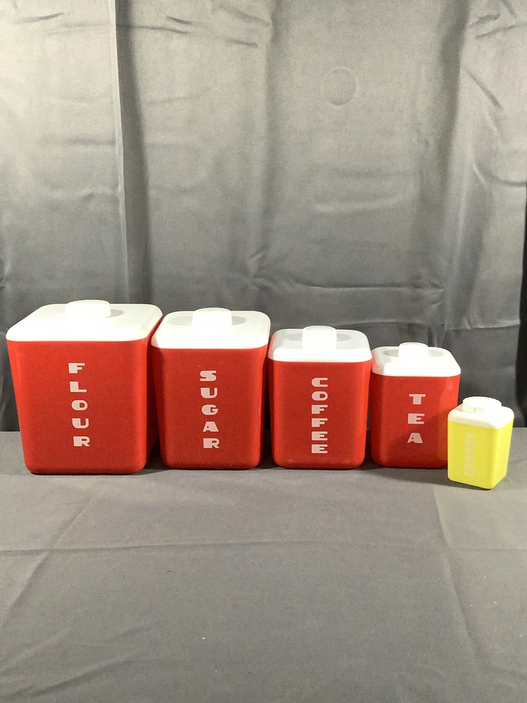 Vintage Lustro-Ware Nesting Canisters - image 1 of 9