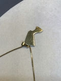 18K Yellow Gold Necklace & Nefertiti Pendant (6 dwt) - thumbnail 3 of 9