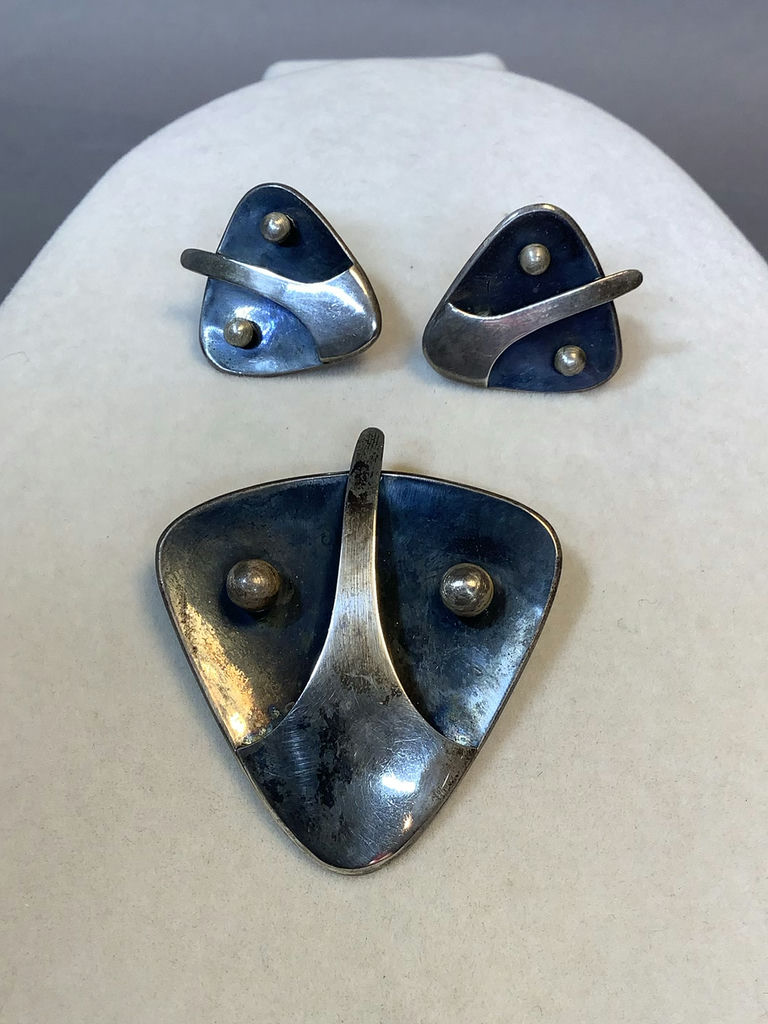 Vintage Mexican Sterling Jewelry (13+dwt) - image 2 of 6