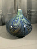 Blue Swirl Glass Vases - thumbnail 5 of 8