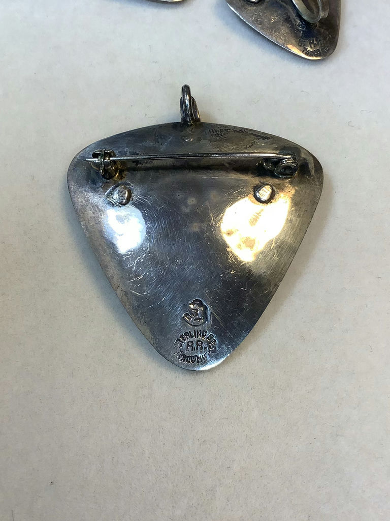Vintage Mexican Sterling Jewelry (13+dwt) - image 3 of 6
