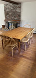 Butcher Block Table + Hale Oak Armchairs - thumbnail 1 of 9