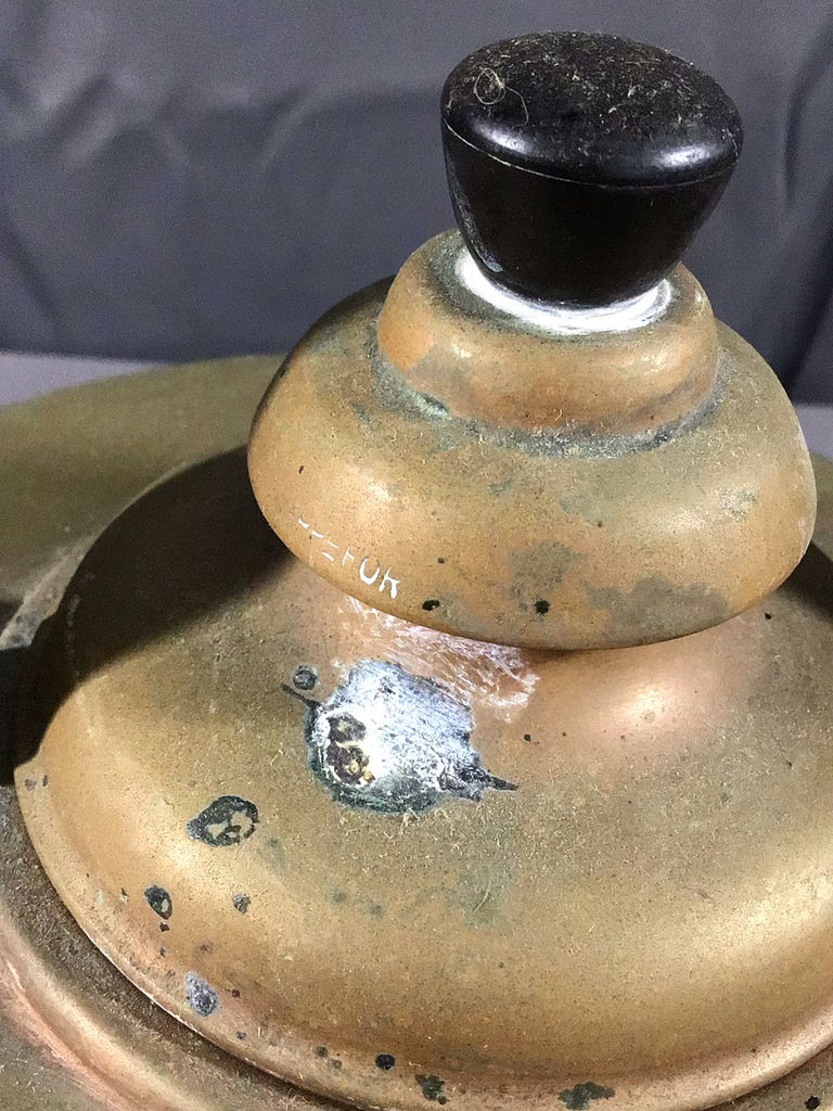 Vintage Copper Tray, Kettle, & Strainer - image 5 of 15