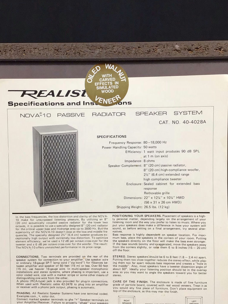 Realistic, BIC & Technics - Speakers & Audio Equipment - image 5 of 12