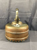 Vintage Copper Tray, Kettle, & Strainer - thumbnail 4 of 15
