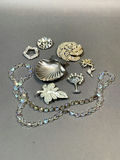 Tiffany Sterling Shell Dish & Vintage Bling (21+dwt) - thumbnail 1 of 20
