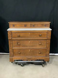 Antique Marble Top Sideboard - thumbnail 1 of 10