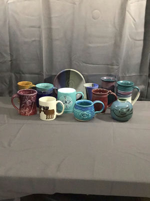 Whimsical Stoneware Mugs & More - Image 1 of 18