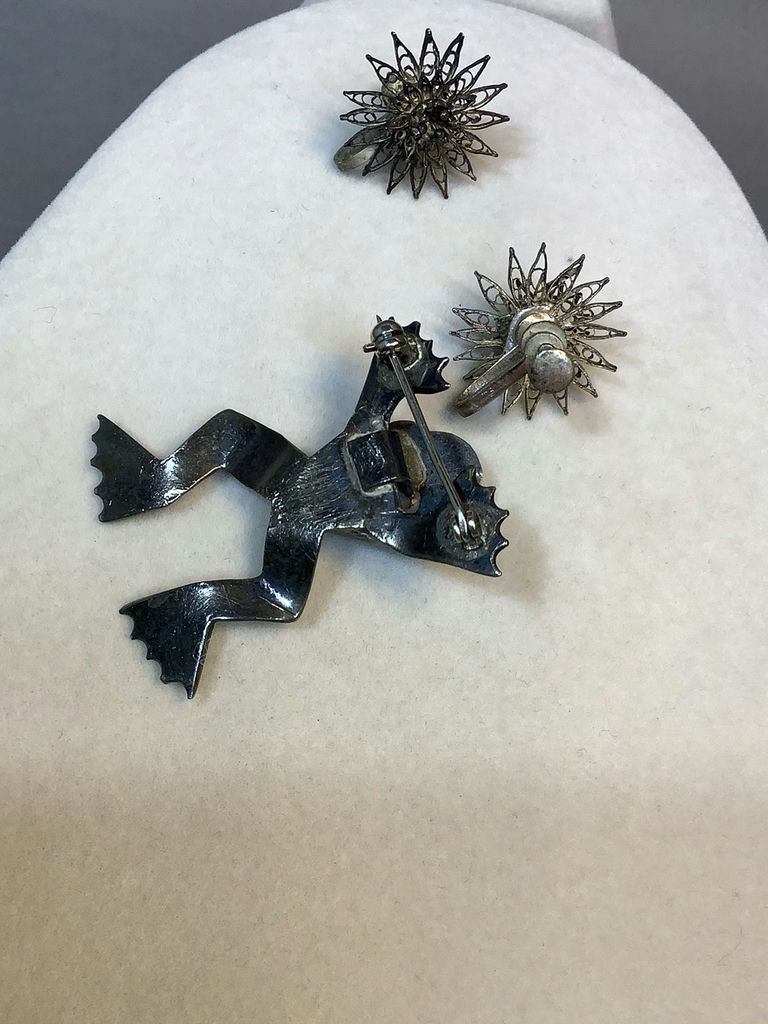 Vintage Sterling Jewelry (42 dwt) - image 19 of 19