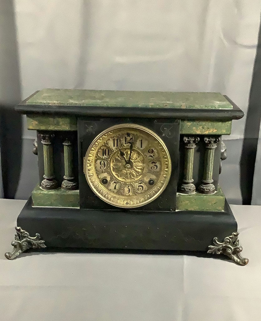 Antique Seth Thomas Adamantine Mantle Clock - image 2 of 10
