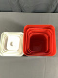 Vintage Lustro-Ware Nesting Canisters - thumbnail 8 of 9