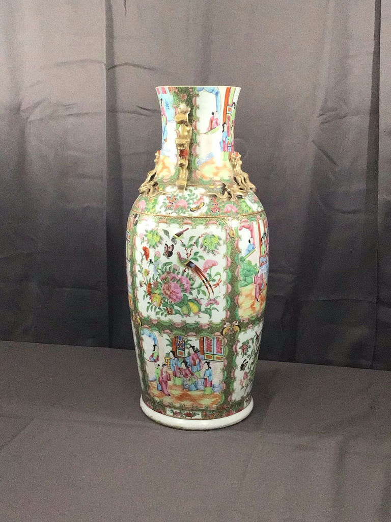 Vintage Rose Medallion Urn / Umbrella Stand - image 10 of 16
