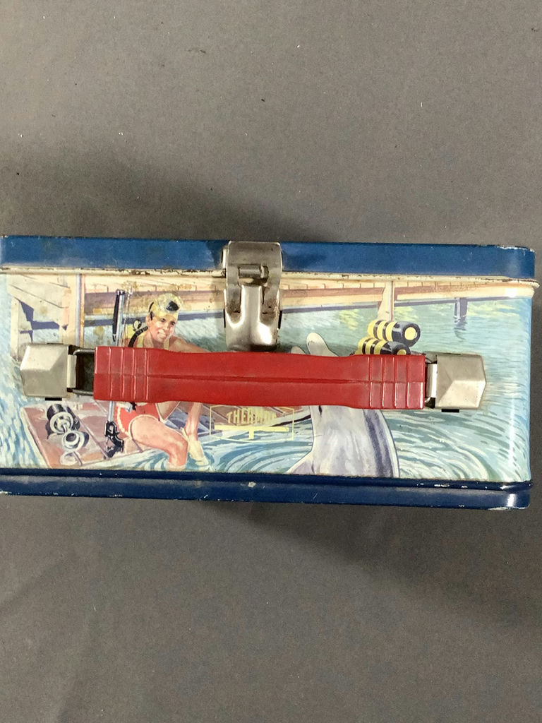 1966 King-Seeley Flipper Metal Lunchbox + Thermos - image 4 of 6