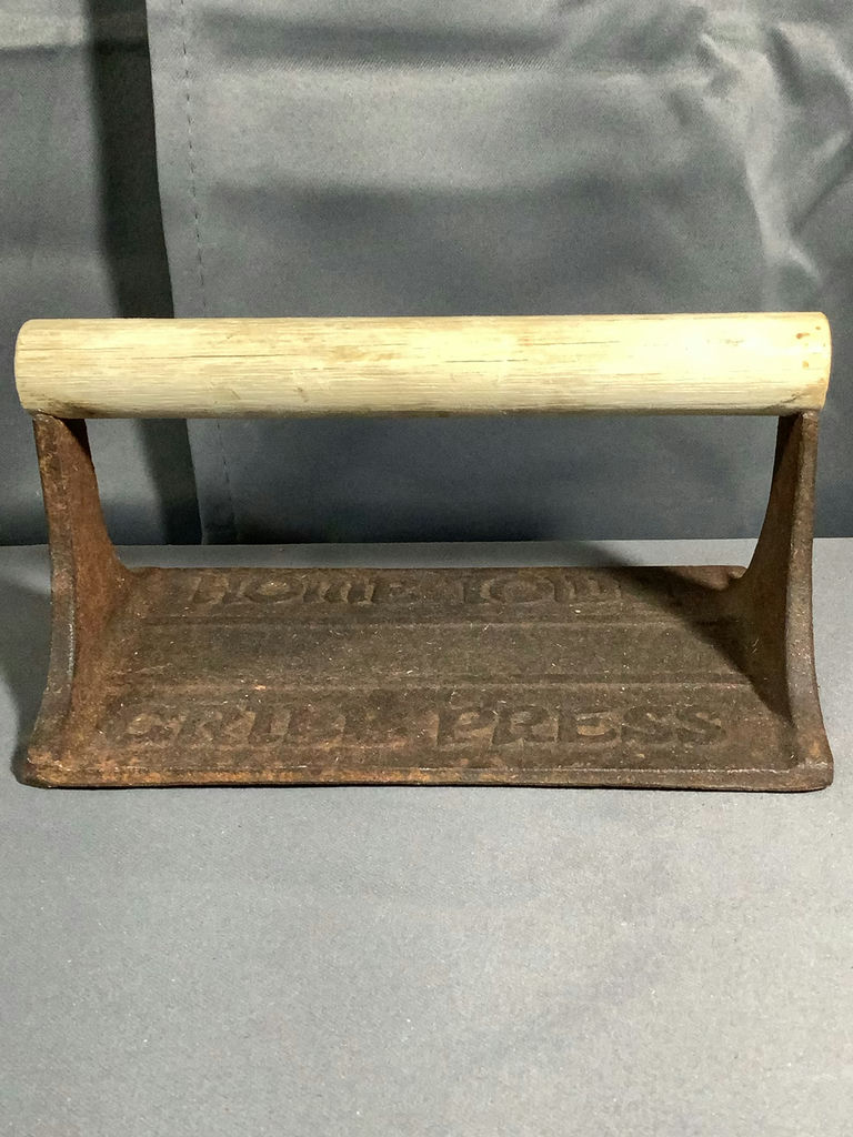 Vintage Cast Iron Grill Presses - image 4 of 5