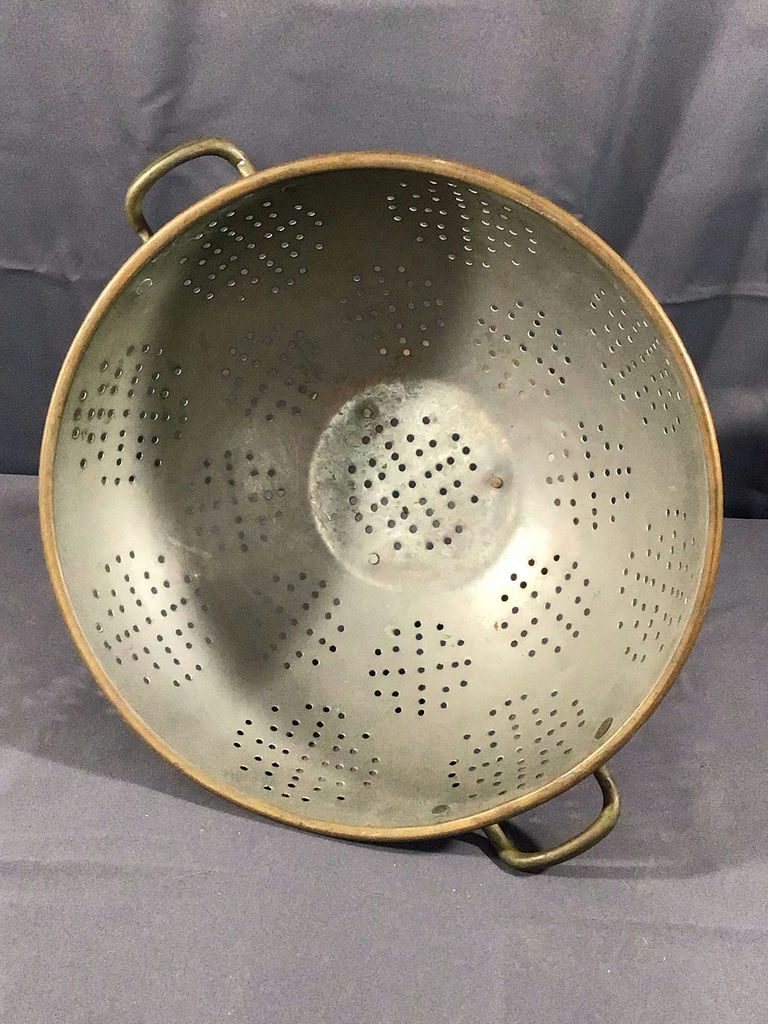 Vintage Copper Tray, Kettle, & Strainer - image 9 of 15