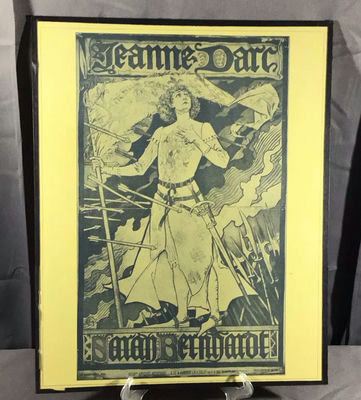 Jeanne d'Arc / Sarah Bernhardt Framed Poster - Image 1 of 4